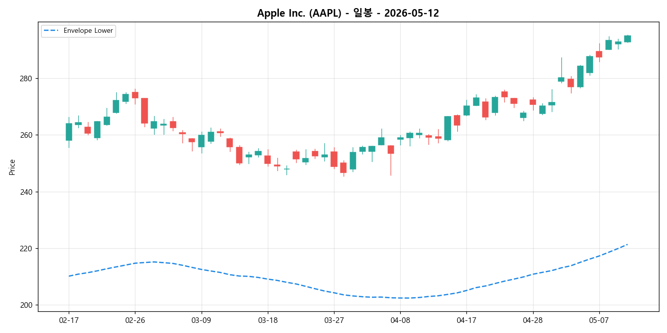 Apple Inc. 일봉 차트