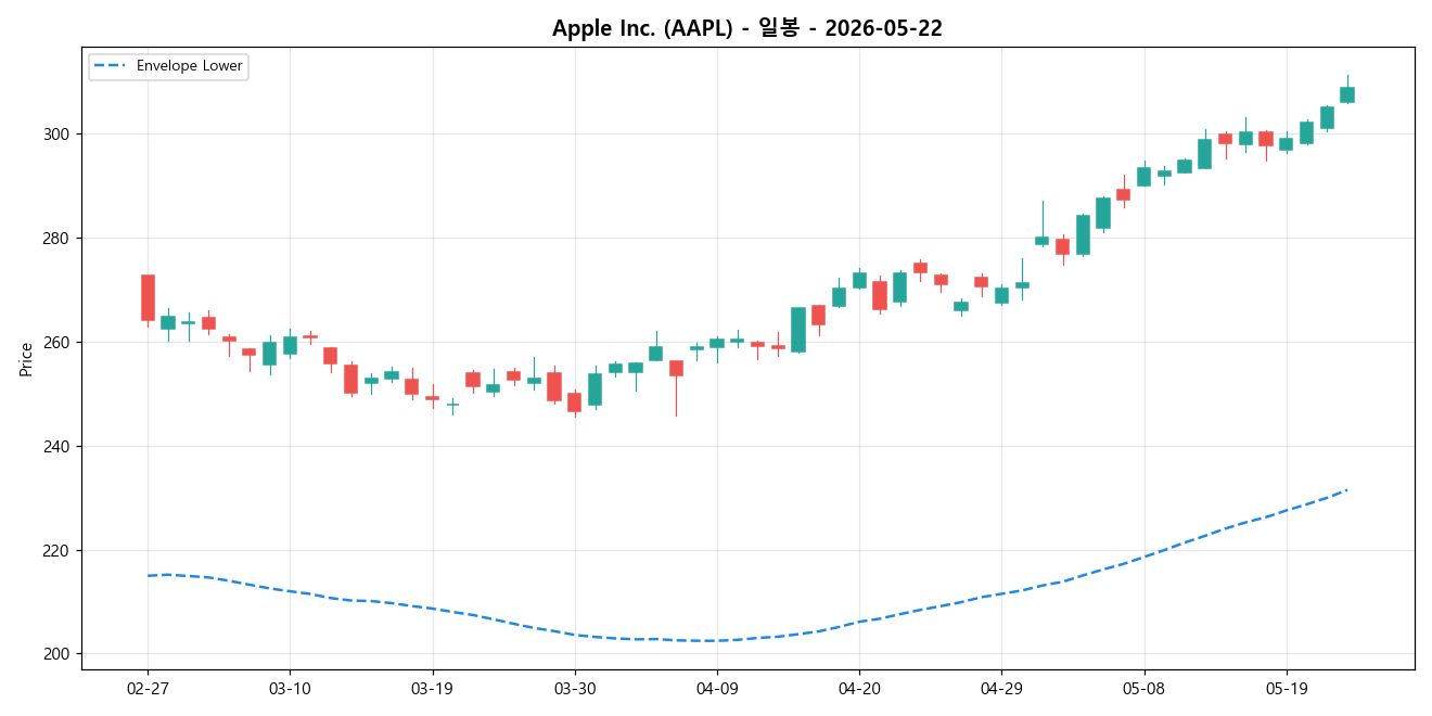 Apple Inc. 일봉 차트