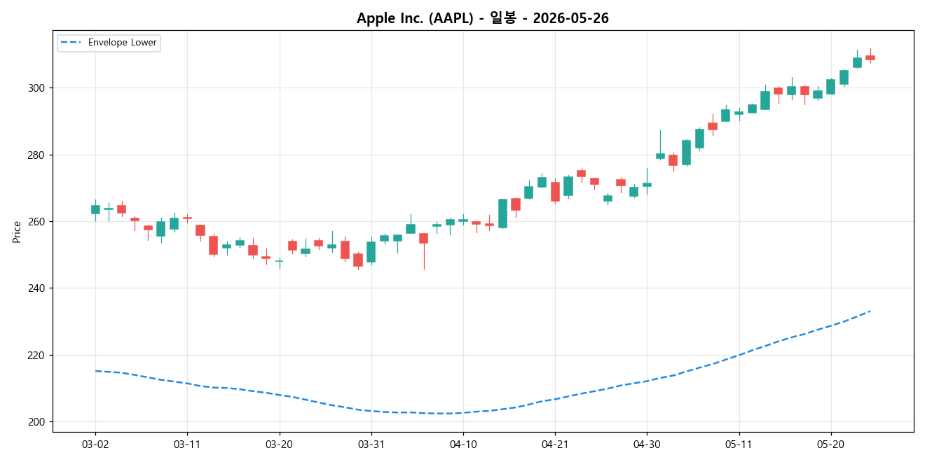 Apple Inc. 일봉 차트
