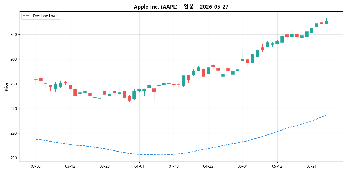 Apple Inc. 일봉 차트