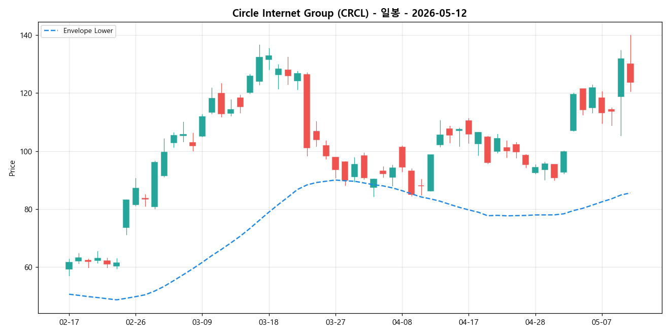 Circle Internet Group 일봉 차트