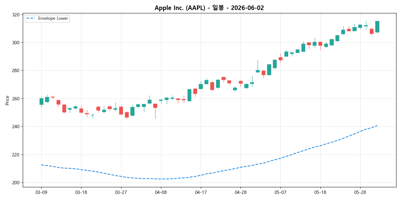 Apple Inc. 일봉 차트