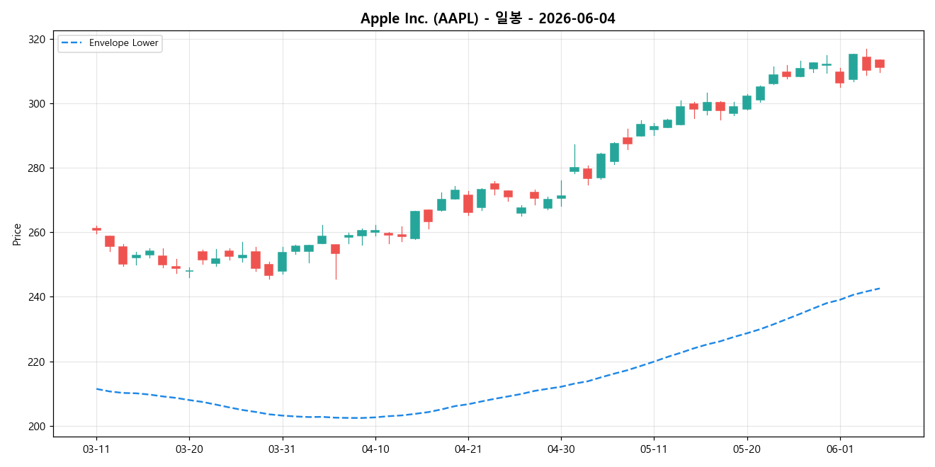 Apple Inc. 일봉 차트