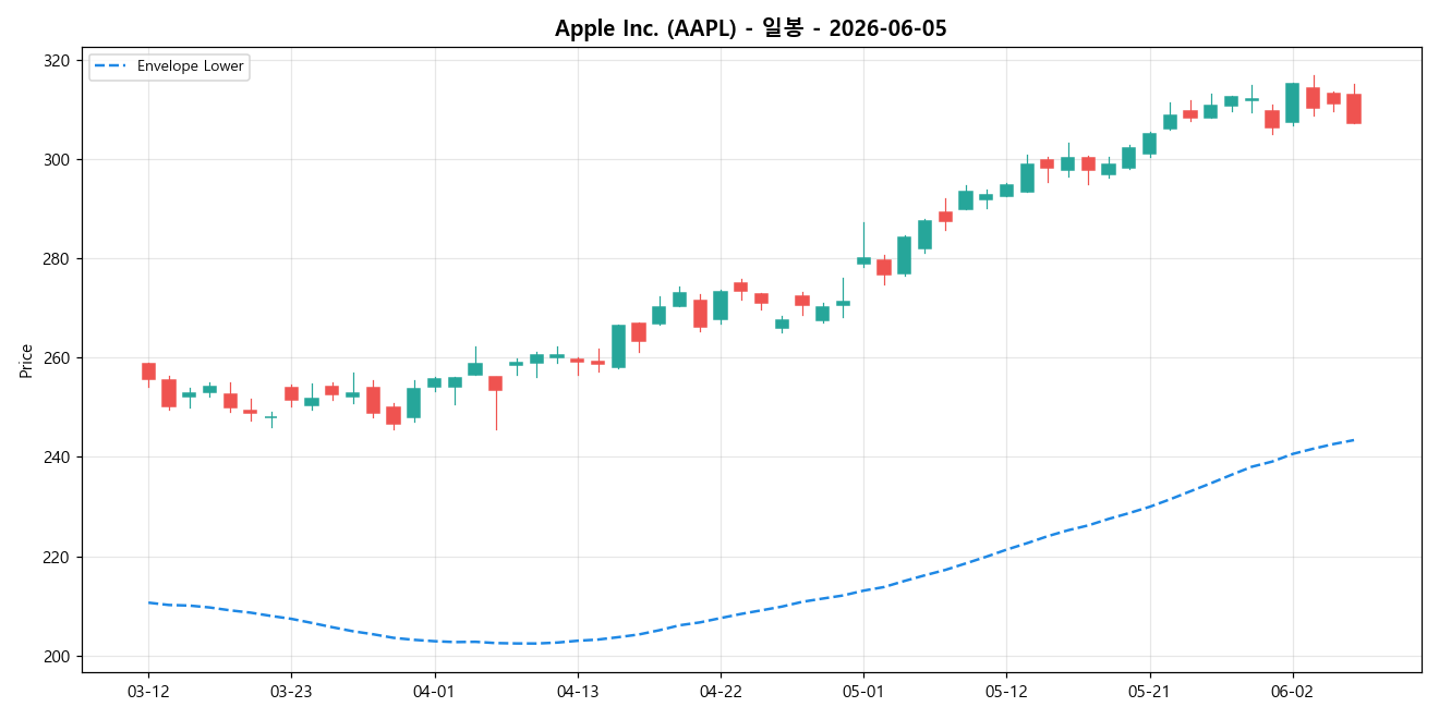 Apple Inc. 일봉 차트