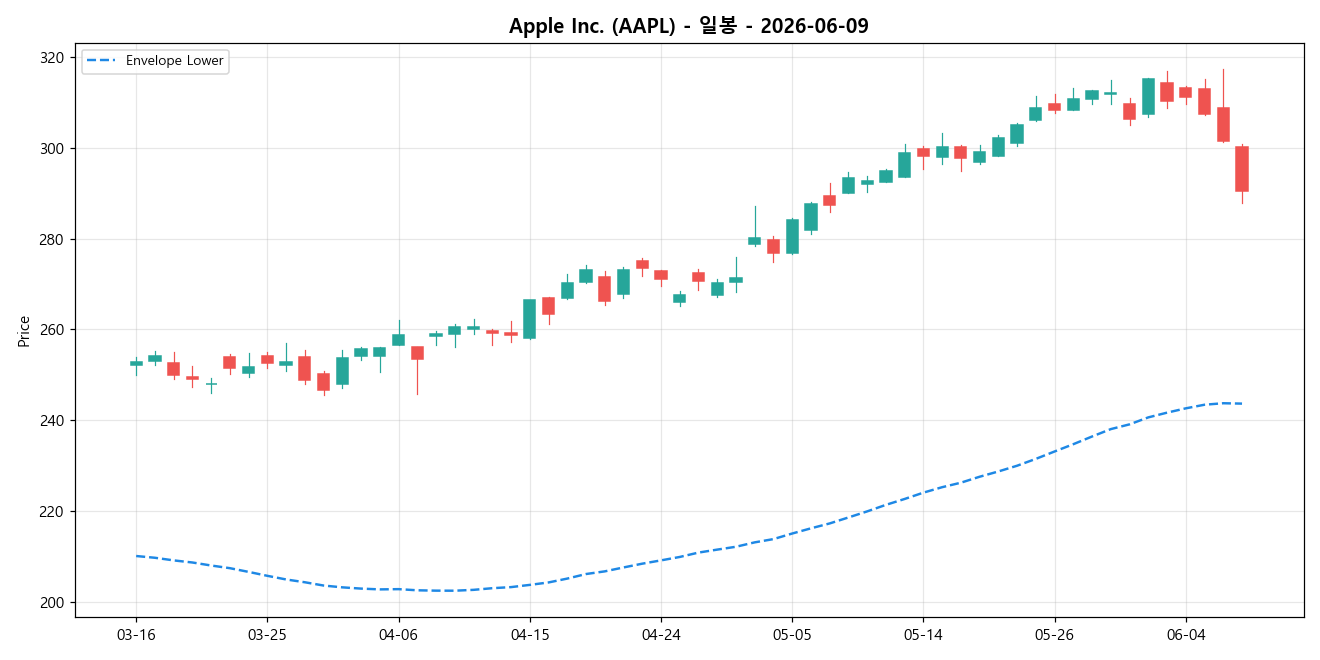 Apple Inc. 일봉 차트