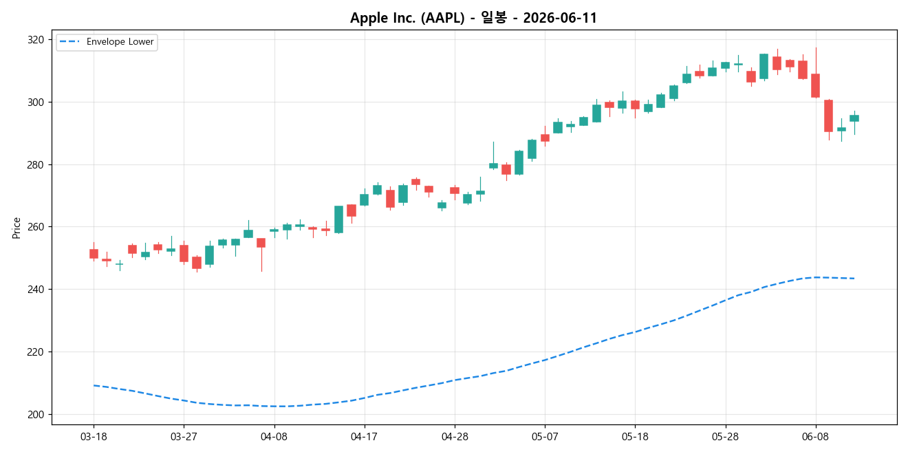 Apple Inc. 일봉 차트