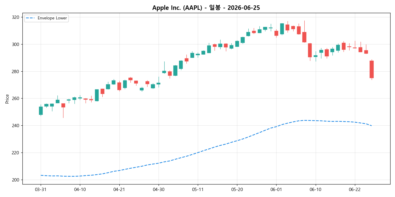 Apple Inc. 일봉 차트
