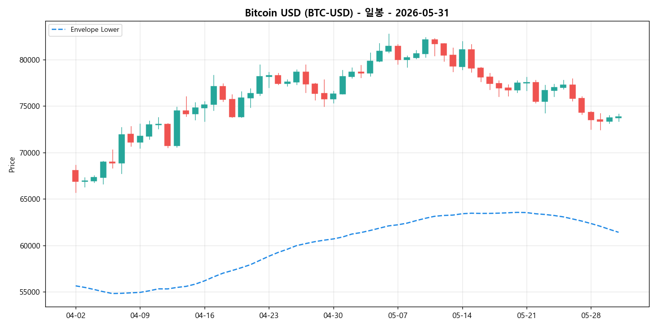 Bitcoin USD 일봉 차트