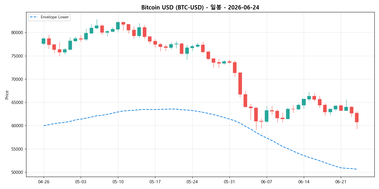 Bitcoin USD 일봉 차트