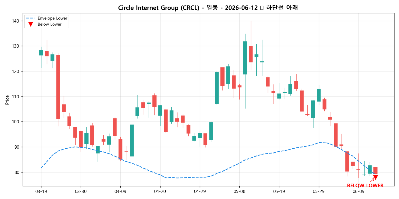 Circle Internet Group 일봉 차트