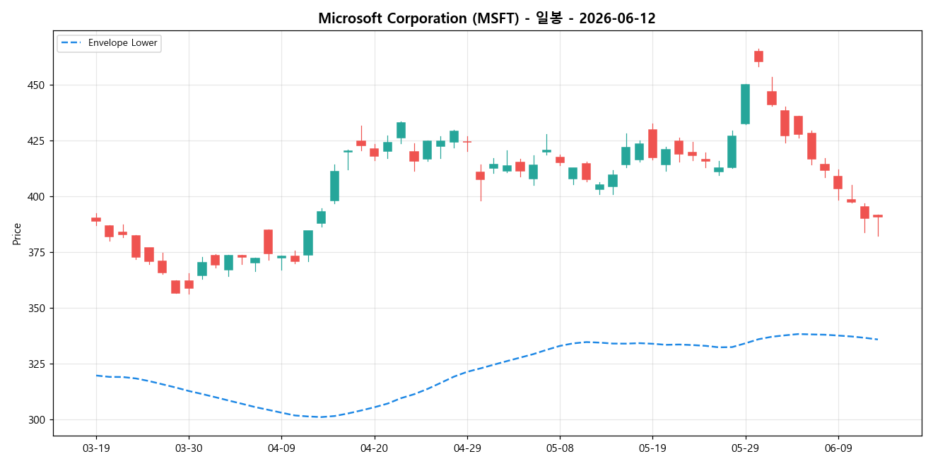 Microsoft Corporation 일봉 차트