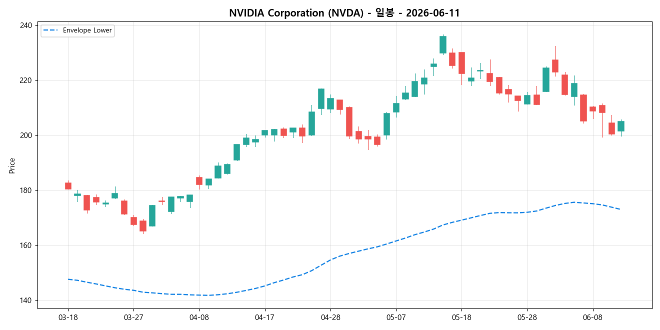 NVIDIA Corporation 일봉 차트
