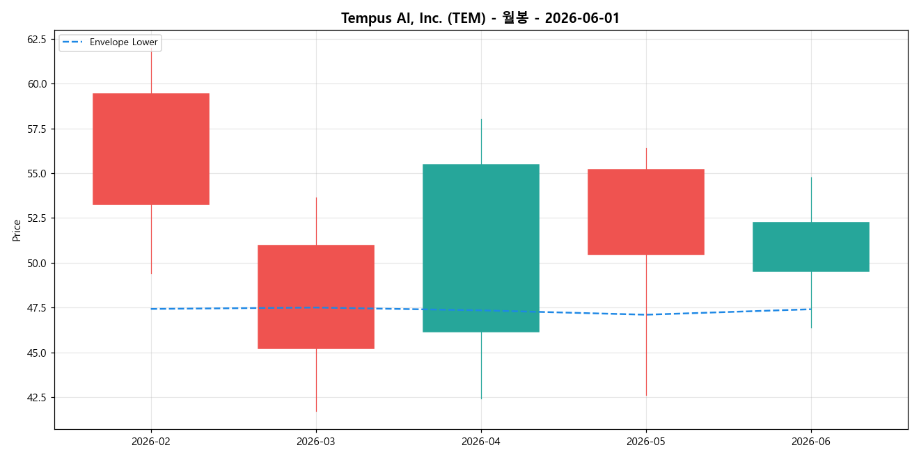 Tempus AI, Inc. 월봉 차트