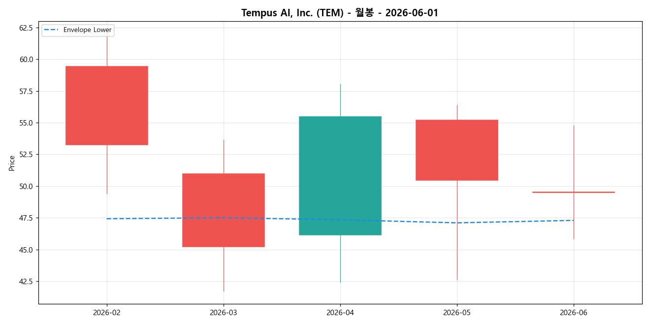 Tempus AI, Inc. 월봉 차트