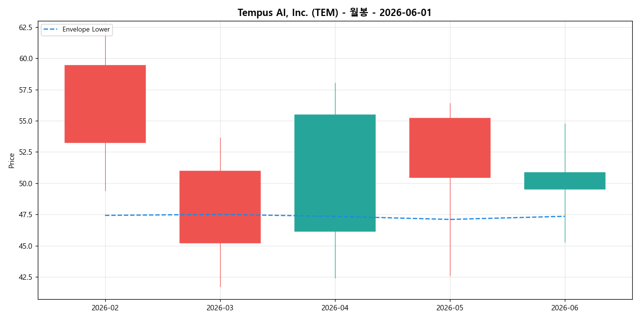Tempus AI, Inc. 월봉 차트