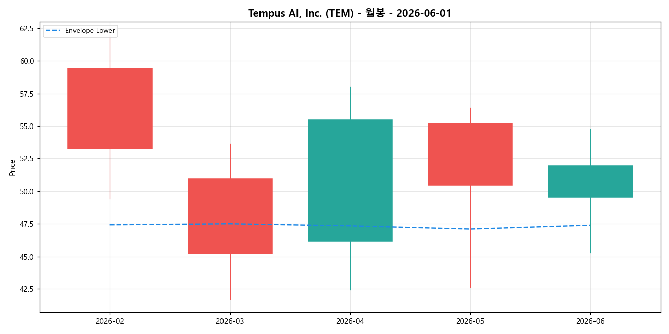 Tempus AI, Inc. 월봉 차트