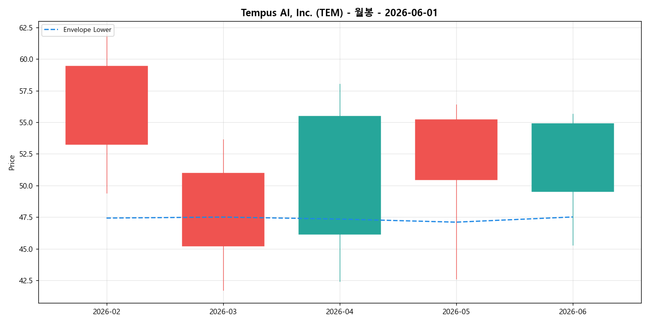 Tempus AI, Inc. 월봉 차트