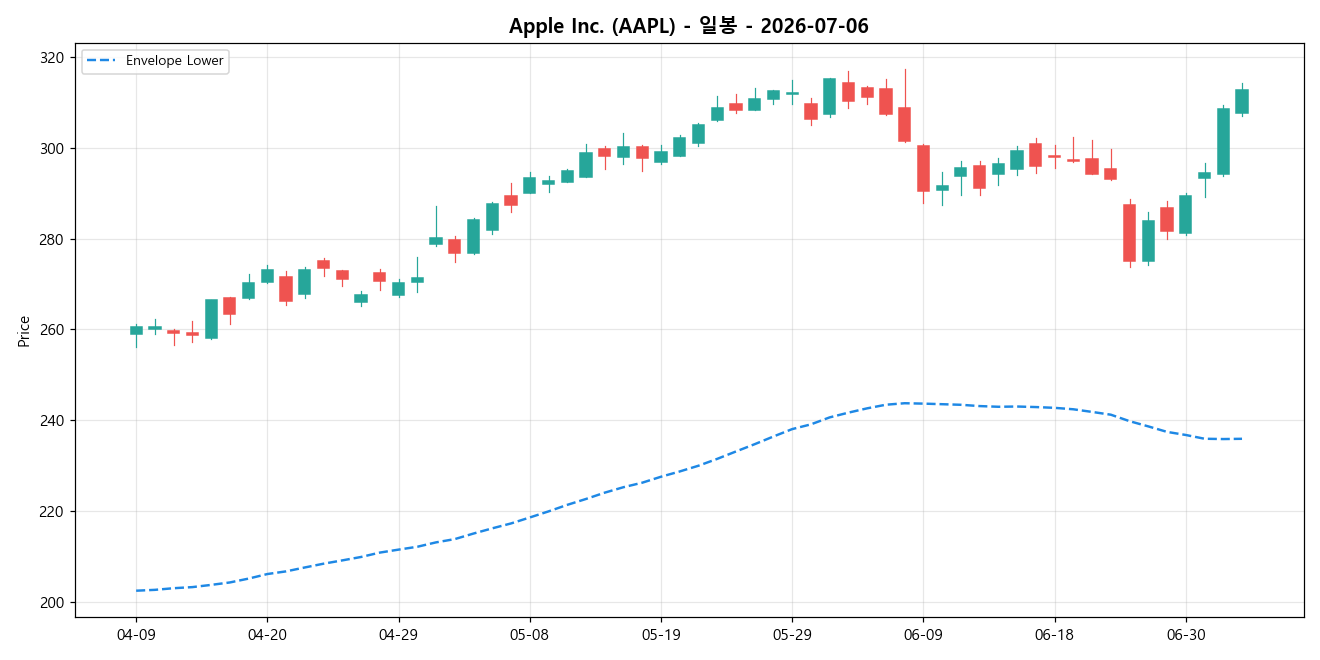Apple Inc. 일봉 차트