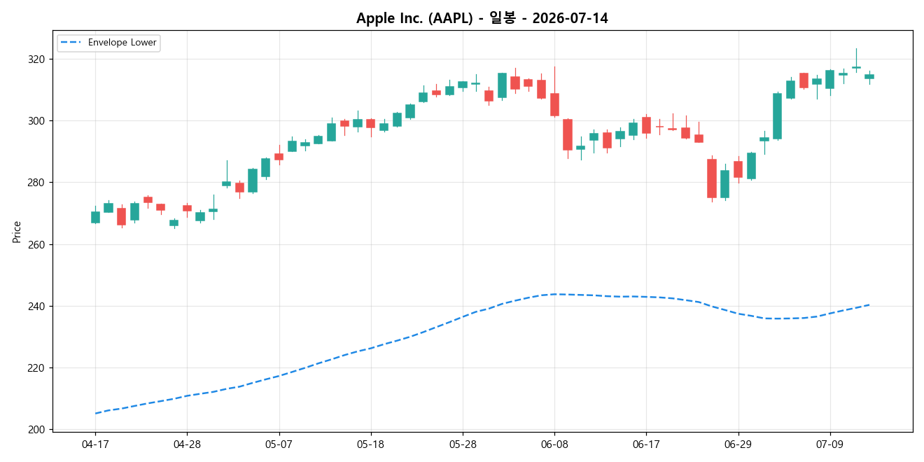 Apple Inc. 일봉 차트