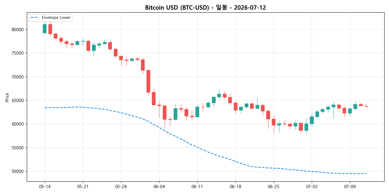 Bitcoin USD 일봉 차트