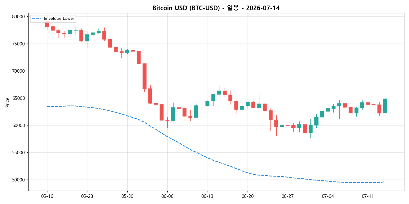 Bitcoin USD 일봉 차트