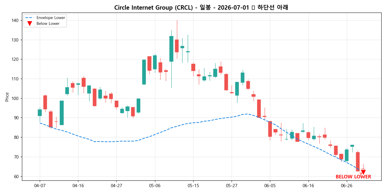 Circle Internet Group 일봉 차트
