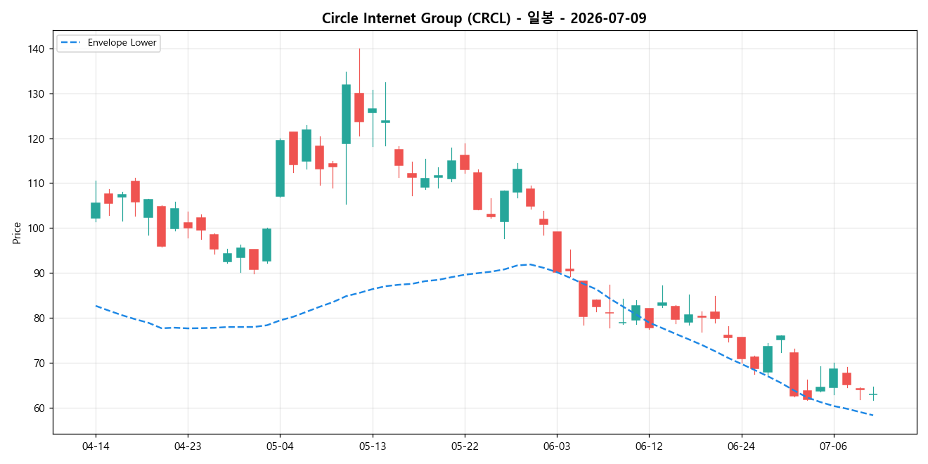 Circle Internet Group 일봉 차트