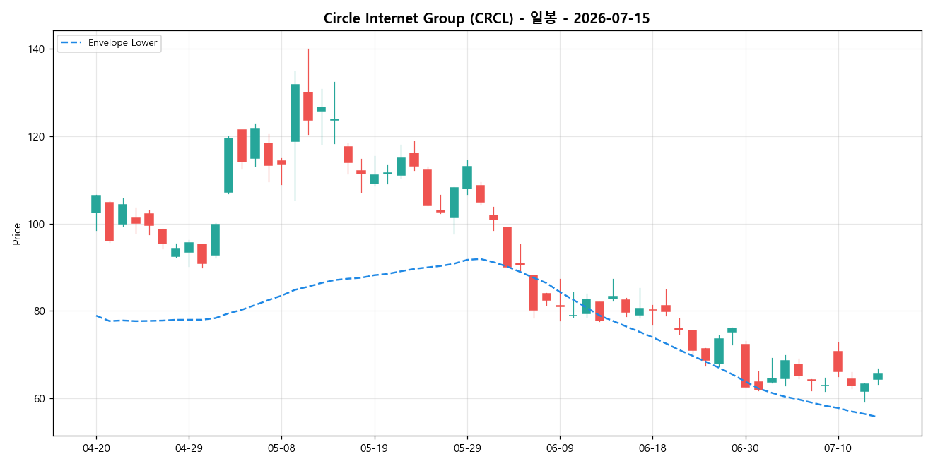 Circle Internet Group 일봉 차트