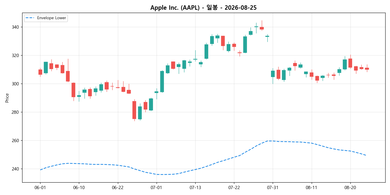 Apple Inc. 일봉 차트