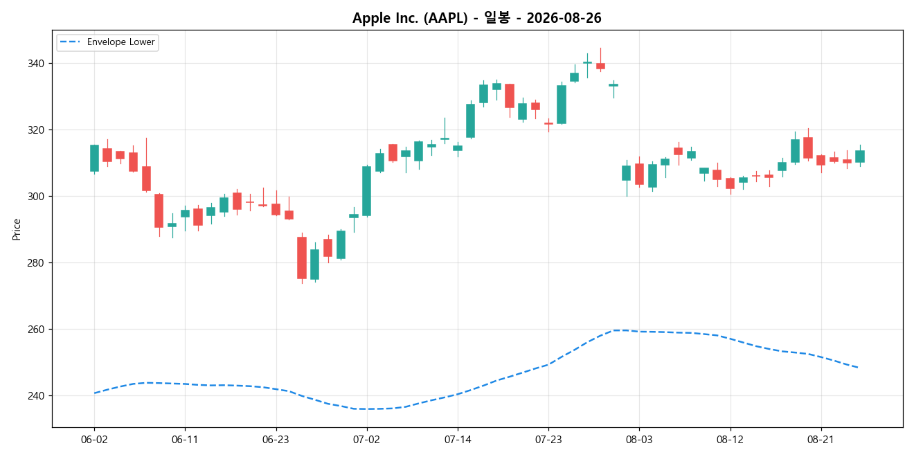 Apple Inc. 일봉 차트