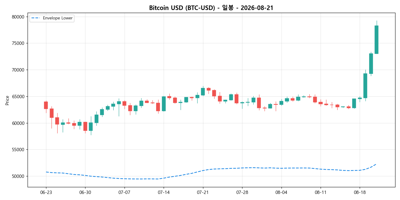 Bitcoin USD 일봉 차트