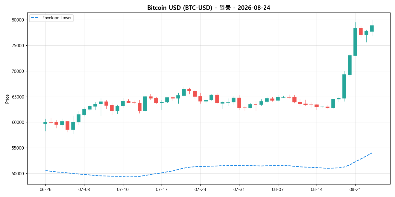 Bitcoin USD 일봉 차트