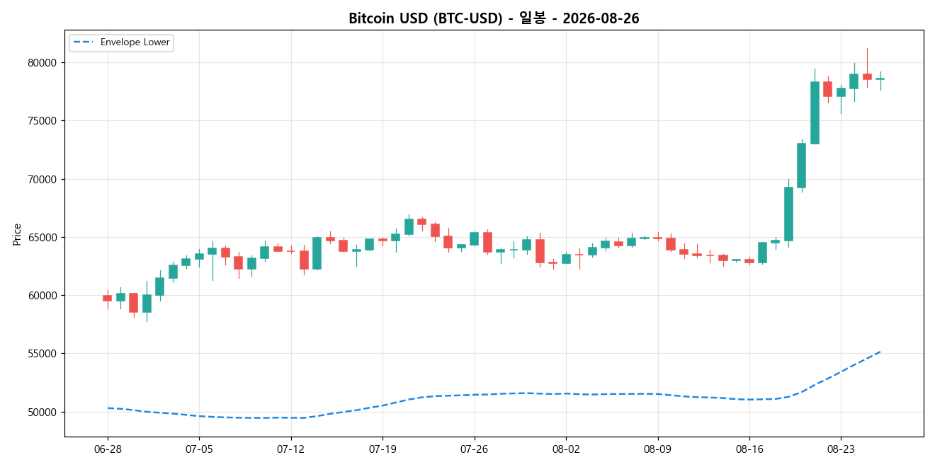 Bitcoin USD 일봉 차트