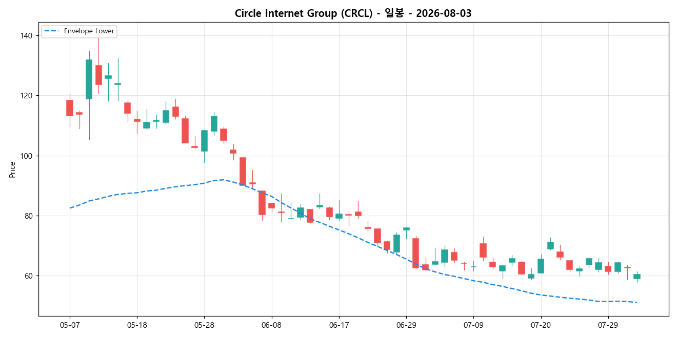 Circle Internet Group 일봉 차트