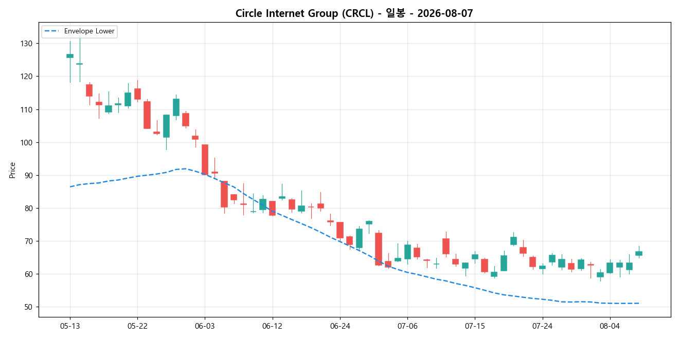 Circle Internet Group 일봉 차트