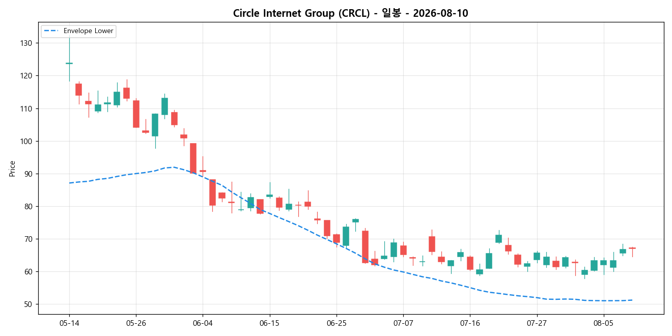 Circle Internet Group 일봉 차트