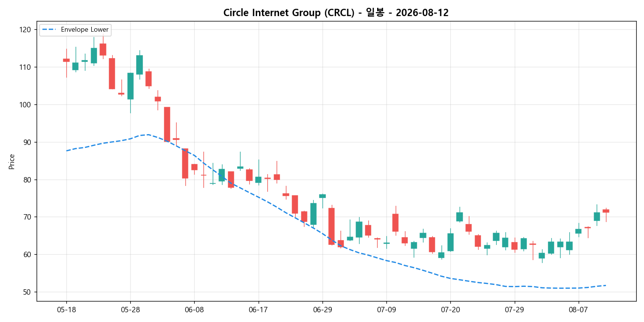 Circle Internet Group 일봉 차트