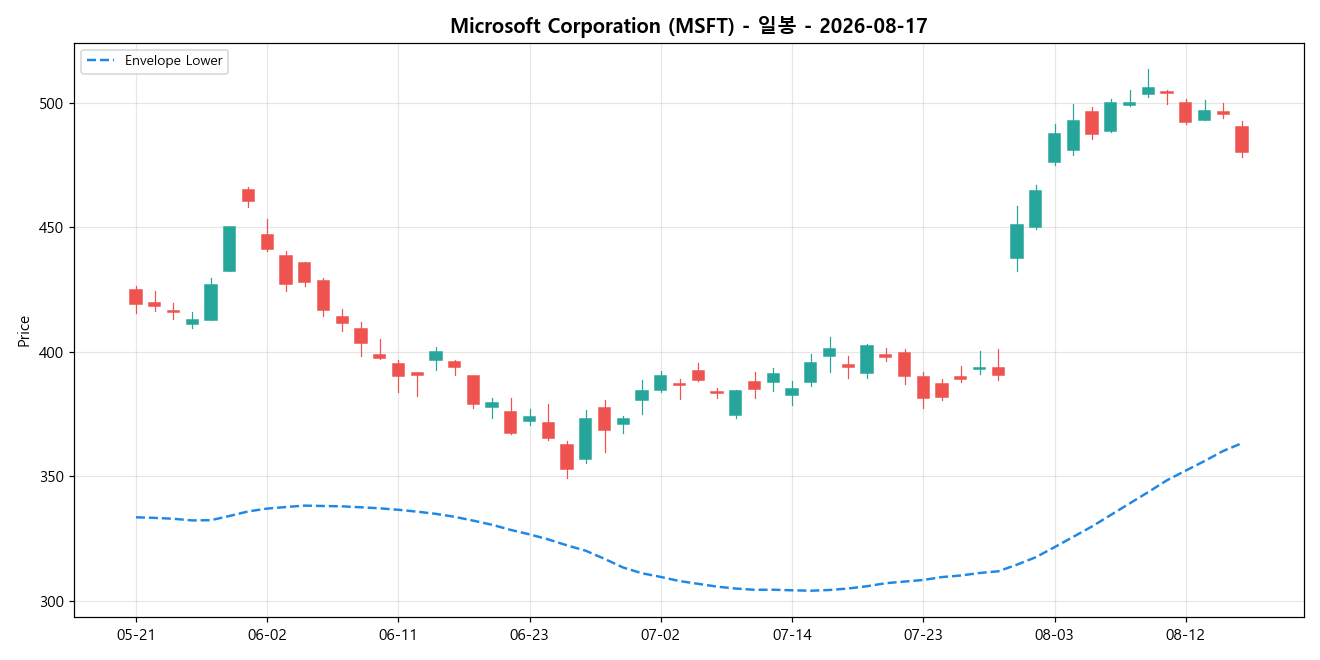 Microsoft Corporation 일봉 차트