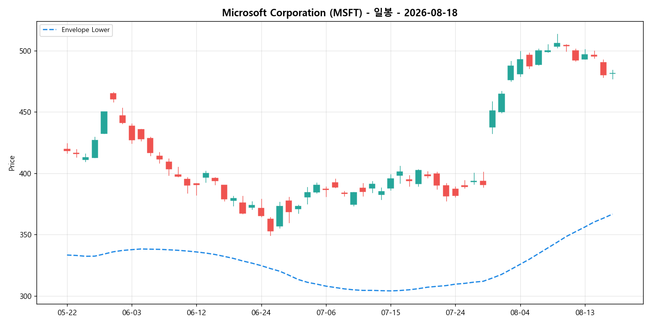 Microsoft Corporation 일봉 차트