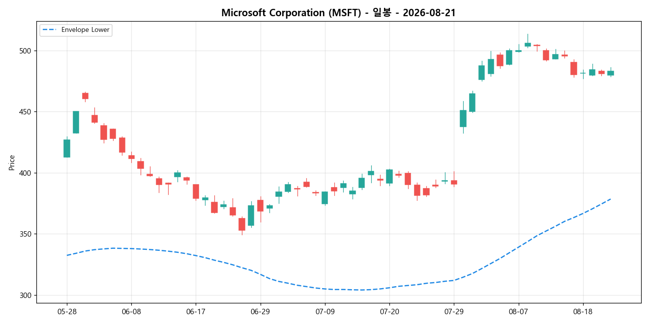 Microsoft Corporation 일봉 차트
