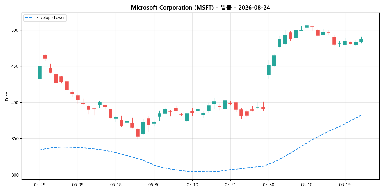 Microsoft Corporation 일봉 차트