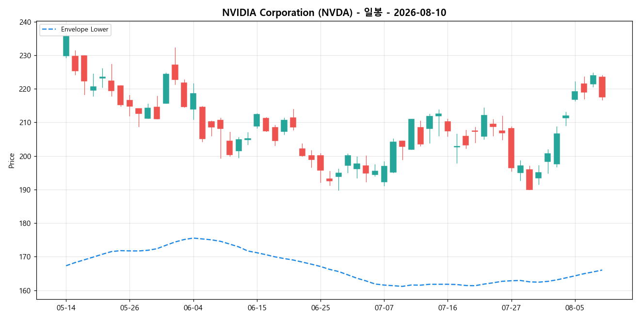 NVIDIA Corporation 일봉 차트