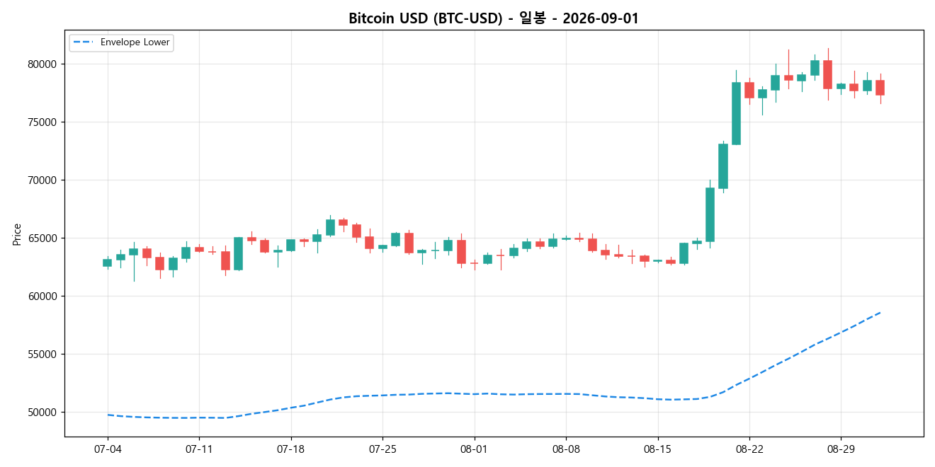 Bitcoin USD 일봉 차트