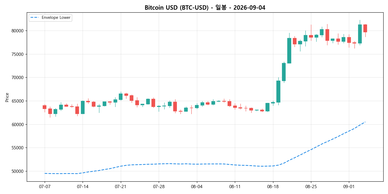Bitcoin USD 일봉 차트