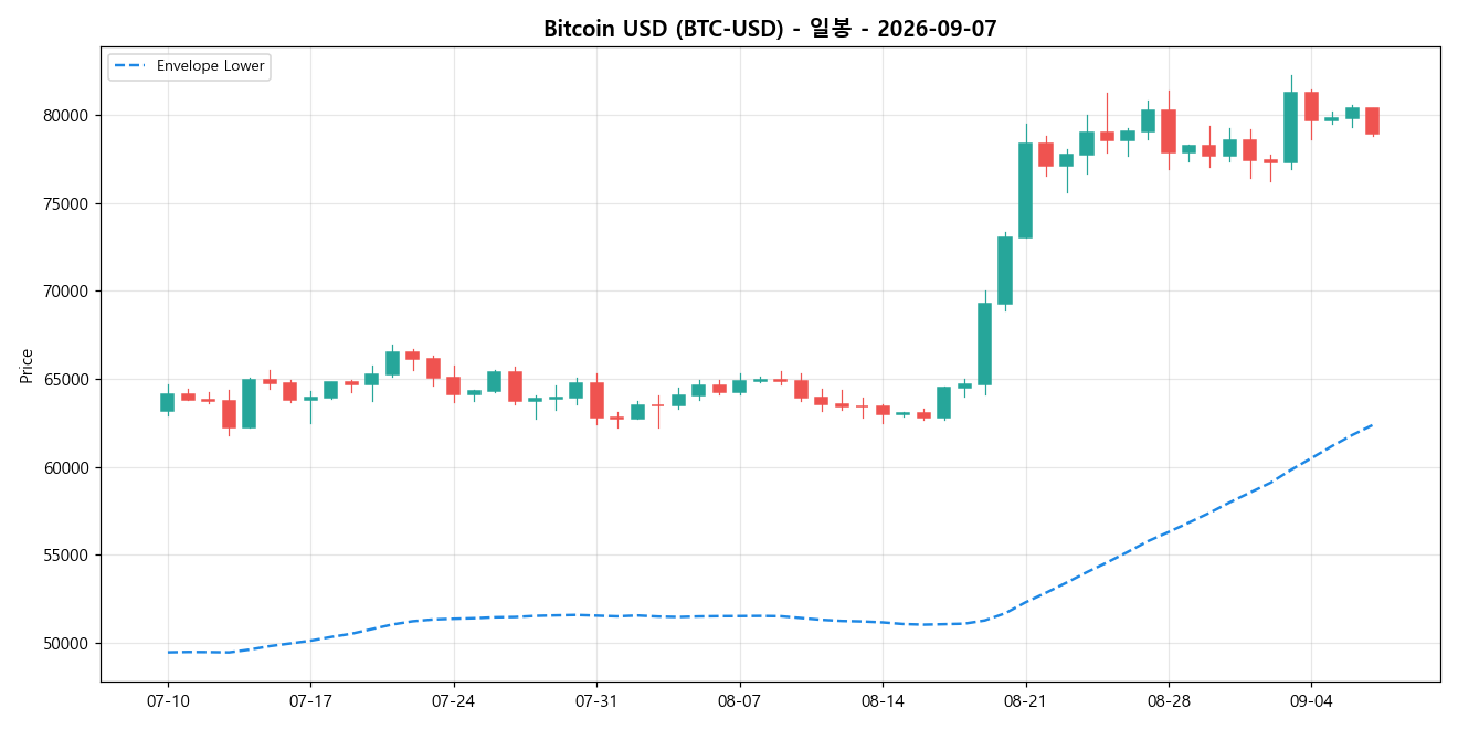 Bitcoin USD 일봉 차트