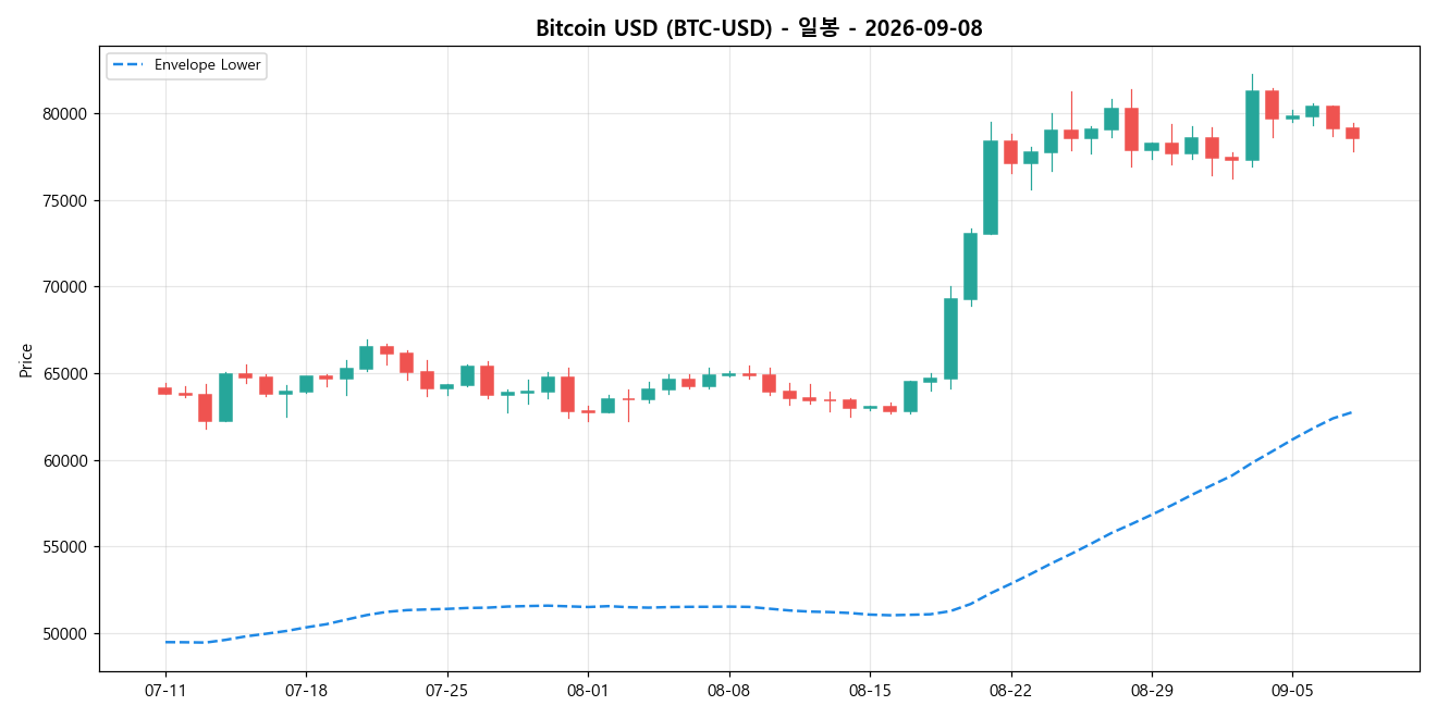 Bitcoin USD 일봉 차트
