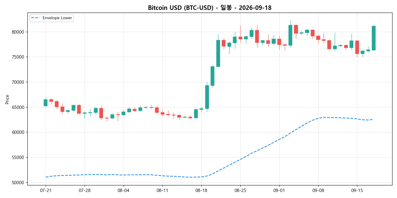 Bitcoin USD 일봉 차트