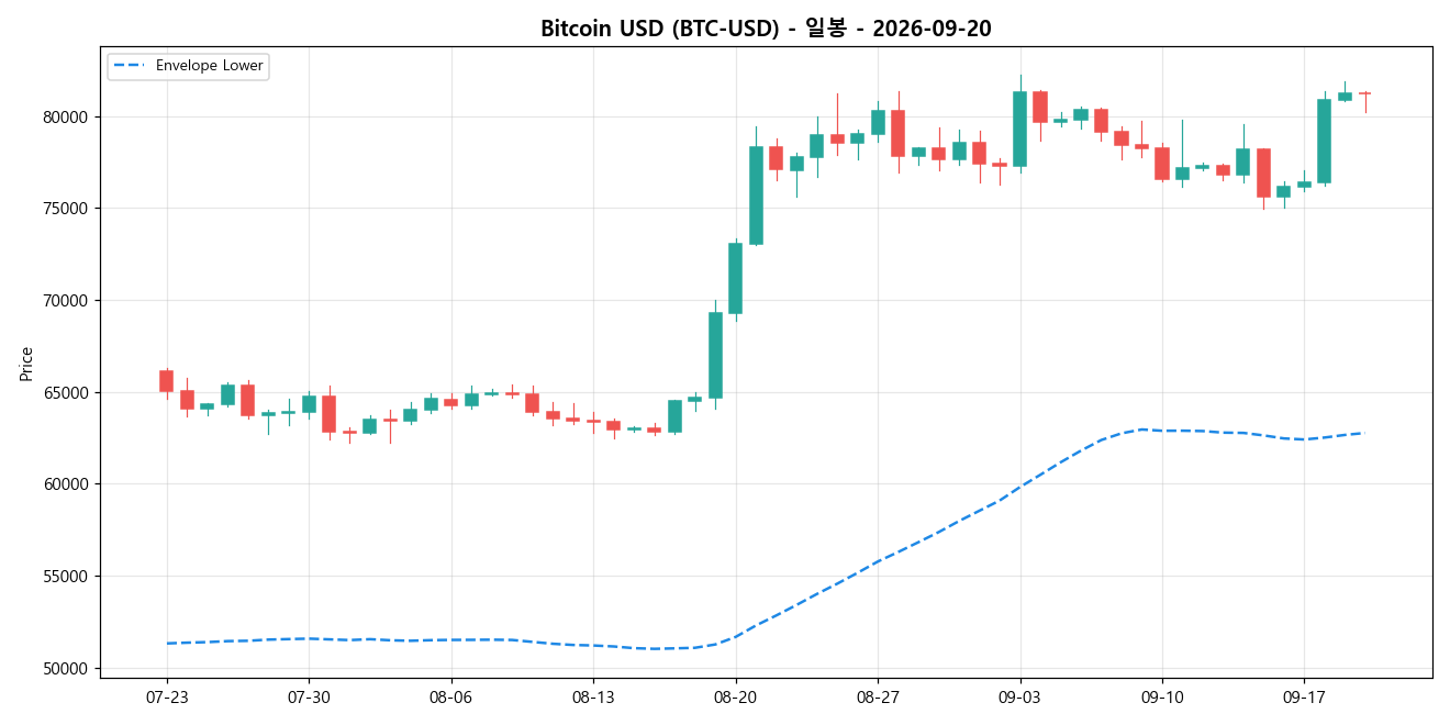Bitcoin USD 일봉 차트