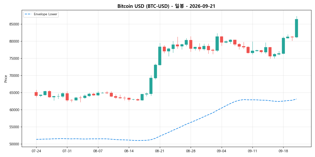 Bitcoin USD 일봉 차트