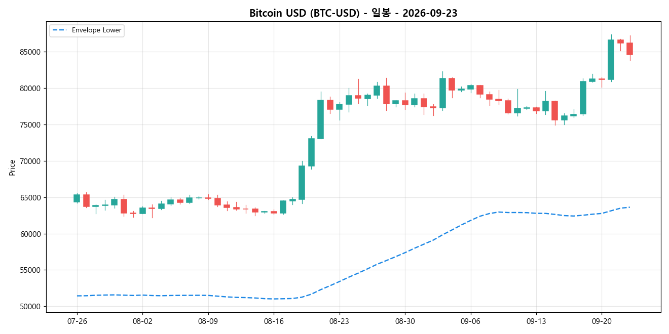 Bitcoin USD 일봉 차트